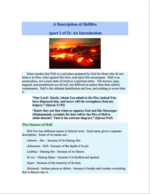 A Description of Hellfire