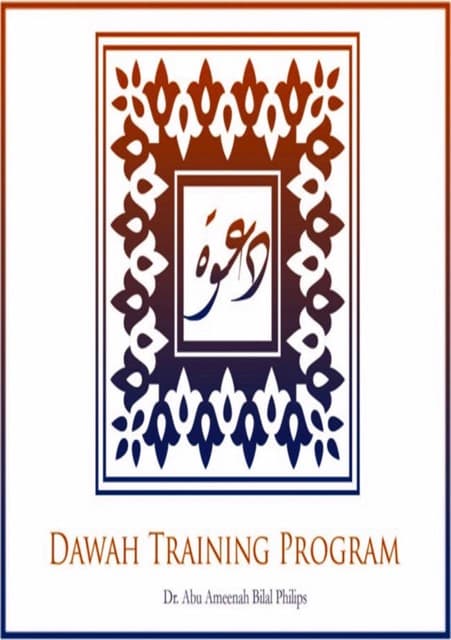 Dawah Training Program