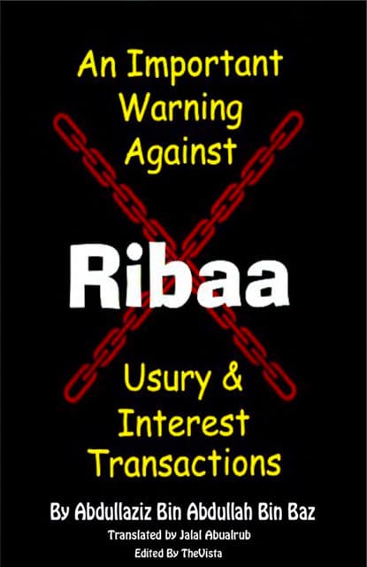 An Important Warning Against Riba