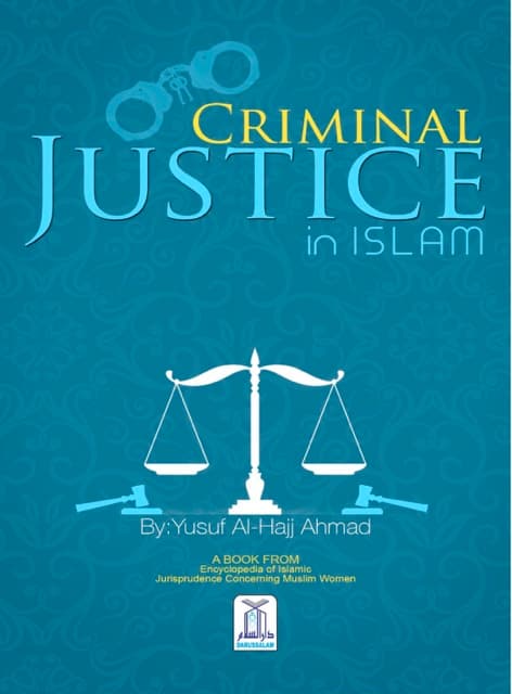 Criminal Justice In Islam