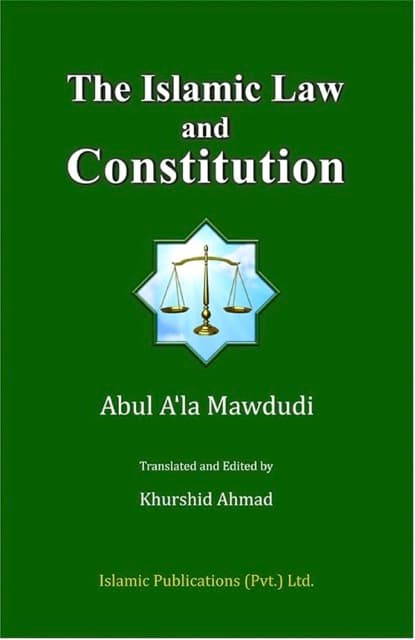Islamic Law and Constitution