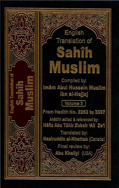 Sahih Muslim Vol. 3