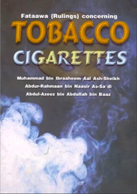 Fataawa Concerning Tobacco Cigarettes