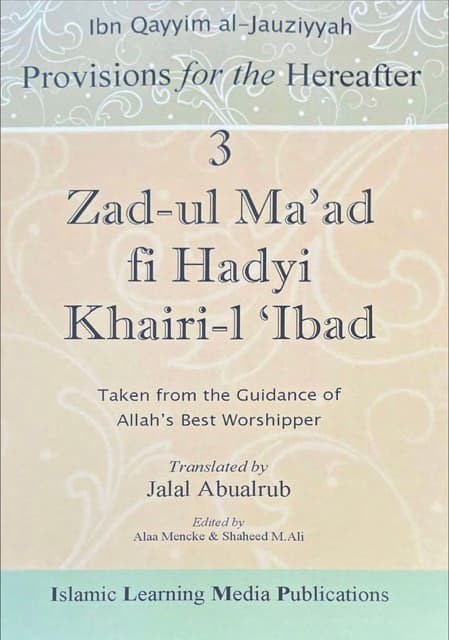 Zad-Ul-Ma'ad Vol. 3