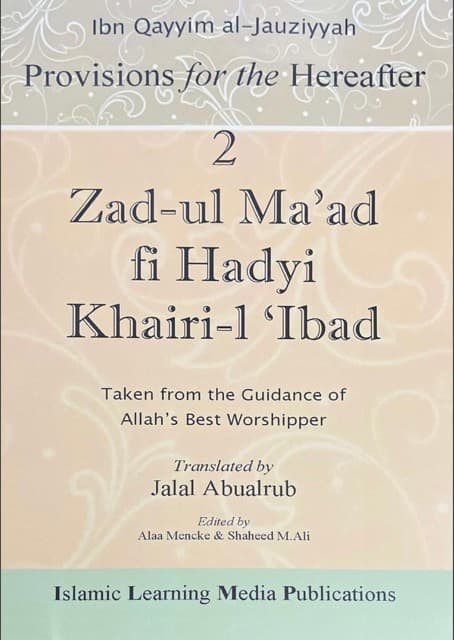 Zad-Ul-Ma'ad Vol. 2
