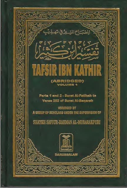 Tafsir Ibn Kathir Volume 1-10