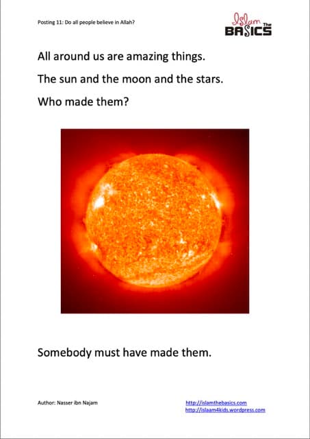 Do all people believe in Allah