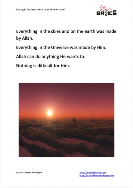 Is there more than one Allah