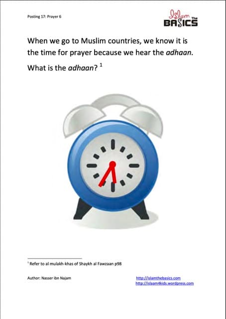 What is the adhaan