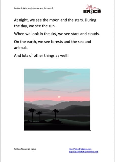 Who made the Sun and the Moon